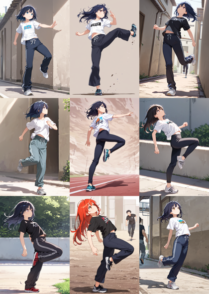 Cat Carrier v8.0 - 踵で着地、接地しているポーズを表現するプロンプト、画像生成結果:画像40