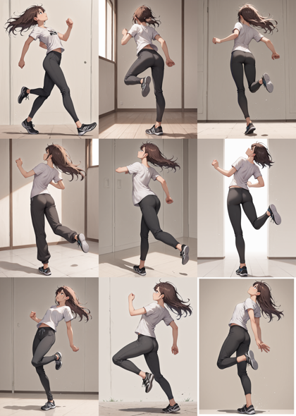 SakuraSakumaMix IL7 - 踵で着地、接地しているポーズを表現するプロンプト、画像生成結果:画像28