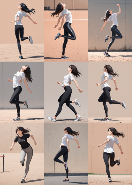 UmetanaMix V2 v2.50 - 踵で着地、接地しているポーズを表現するプロンプト、画像生成結果:画像22