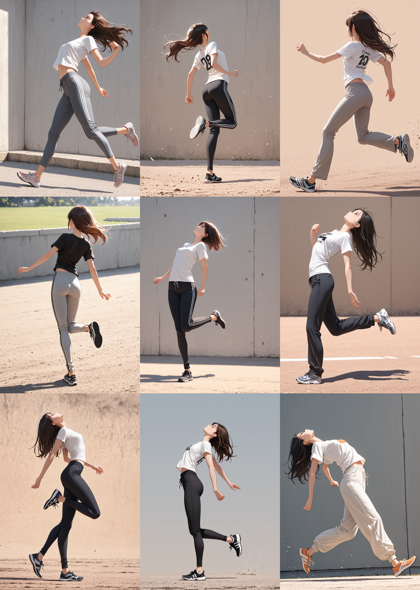 UmetanaMix C v1.0 - 踵で着地、接地しているポーズを表現するプロンプト、画像生成結果:画像21