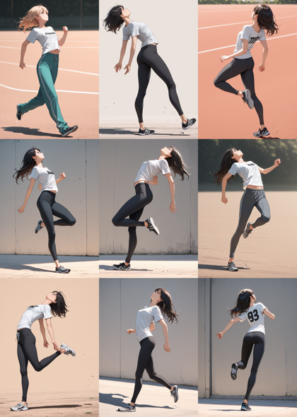 Vixon’s NSFW Milk Factory V2 - 踵で着地、接地しているポーズを表現するプロンプト、画像生成結果:画像34