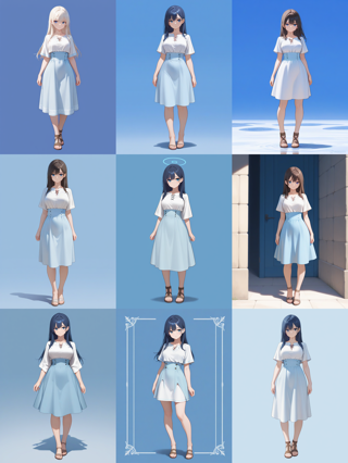 T-noobNAI3 v9.0 - 胸下まであるスカートを描画するプロンプト:画像4