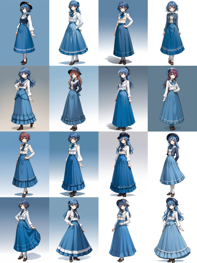 Reproduction | SDXL v8.7 - 胸下まであるスカートを描画するプロンプト:画像19
