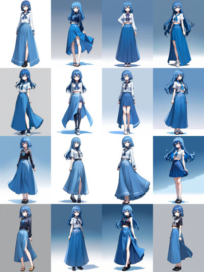 Reproduction | SDXL v8.7 - 胸下まであるスカートを描画するプロンプト:画像15