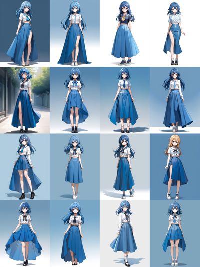 Reproduction | SDXL v8.7 - 胸下まであるスカートを描画するプロンプト:画像11