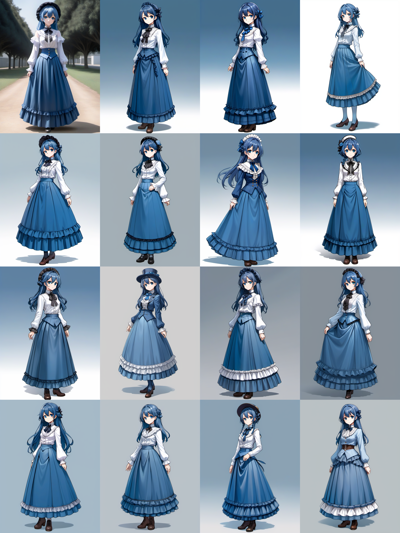 Reproduction | SDXL v8.7 - 胸下まであるスカートを描画するプロンプト:画像23