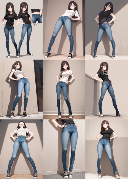 WAI-NSFW-Illustrious v14.0 - 腰を前に突き出すポーズのプロンプト、画像生成結果:画像2