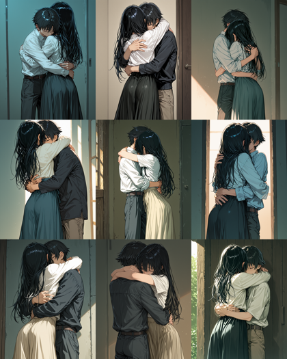 RAMTHRUST'S-NSFW-PINK-ALCHEMY-MIX v1.76 - 抱き合っているシーンを表現するプロンプト、画像生成結果:画像10