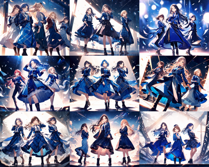 Animagine XL v4.0 opt - アイドルのコスチュームを表現するプロンプト、画像生成結果:画像4