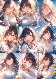 Animagine XL v4.0 opt - 実現不可能なほど体のラインにフィットしたデザインの衣装を表現するプロンプトと画像生成結果:画像1
