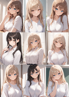 Nova Anime XL v9.0 - 実現不可能なほど体のラインにフィットしたデザインの衣装を表現するプロンプトと画像生成結果:画像3