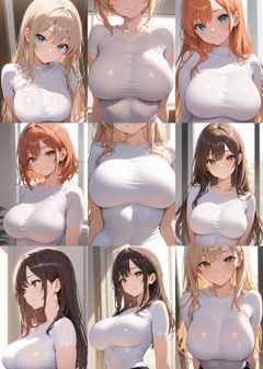 WAI-NSFW-Illustrious v14.0 - 実現不可能なほど体のラインにフィットしたデザインの衣装を表現するプロンプトと画像生成結果:画像8