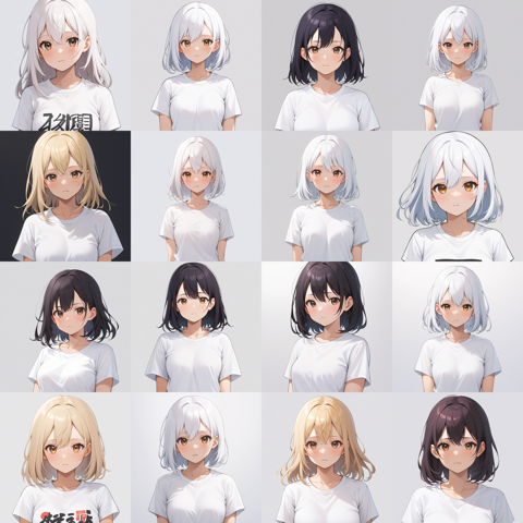 SDXL Yamer's Anime Stage Anima - ジト目を出力するプロンプト:画像11