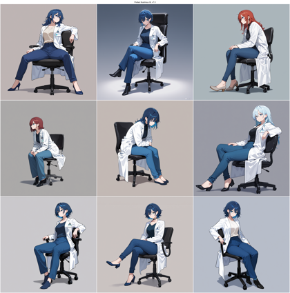 Prefect illustrious XL v7.0 - 白衣を表現するプロンプト、画像生成結果:画像3