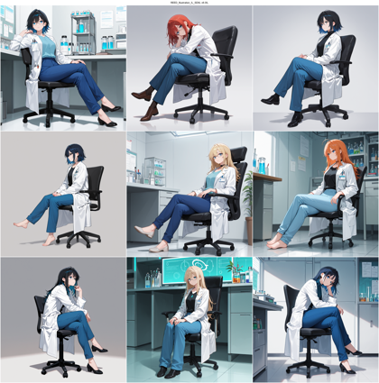 REED_Illustration_IL_SDXL v6.0IL - 白衣を表現するプロンプト、画像生成結果:画像8