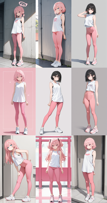 Unholy Desire Mix - Sinister Aesthetic v7.0 - レギンス (脚にフィットする伸縮素材のボトムス) を表現するプロンプト、画像生成結果:画像8