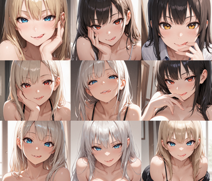Nova Anime XL v9.0 - 舌なめずりを表現するプロンプト、画像生成結果:画像3