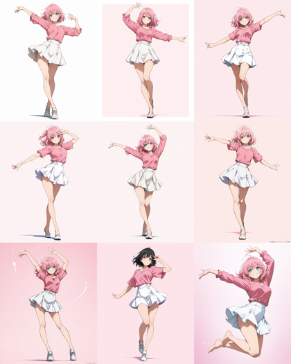 FiaMix Illustrious-XL v3.14 - キャラクターの線を細い線、均一な線で生成するプロンプトと設定、画像生成結果:画像14