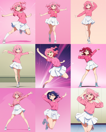 Ikastrious v21.0 - キャラクターの線を細い線、均一な線で生成するプロンプトと設定、画像生成結果:画像12