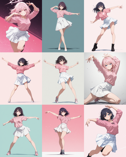 RAMTHRUST'S-NSFW-PINK-ALCHEMY-MIX v1.76 - キャラクターの線を細い線、均一な線で生成するプロンプトと設定、画像生成結果:画像7