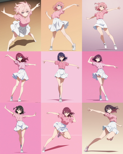 WAI-illustrious-SDXL v16.0 - キャラクターの線を細い線、均一な線で生成するプロンプトと設定、画像生成結果:画像1