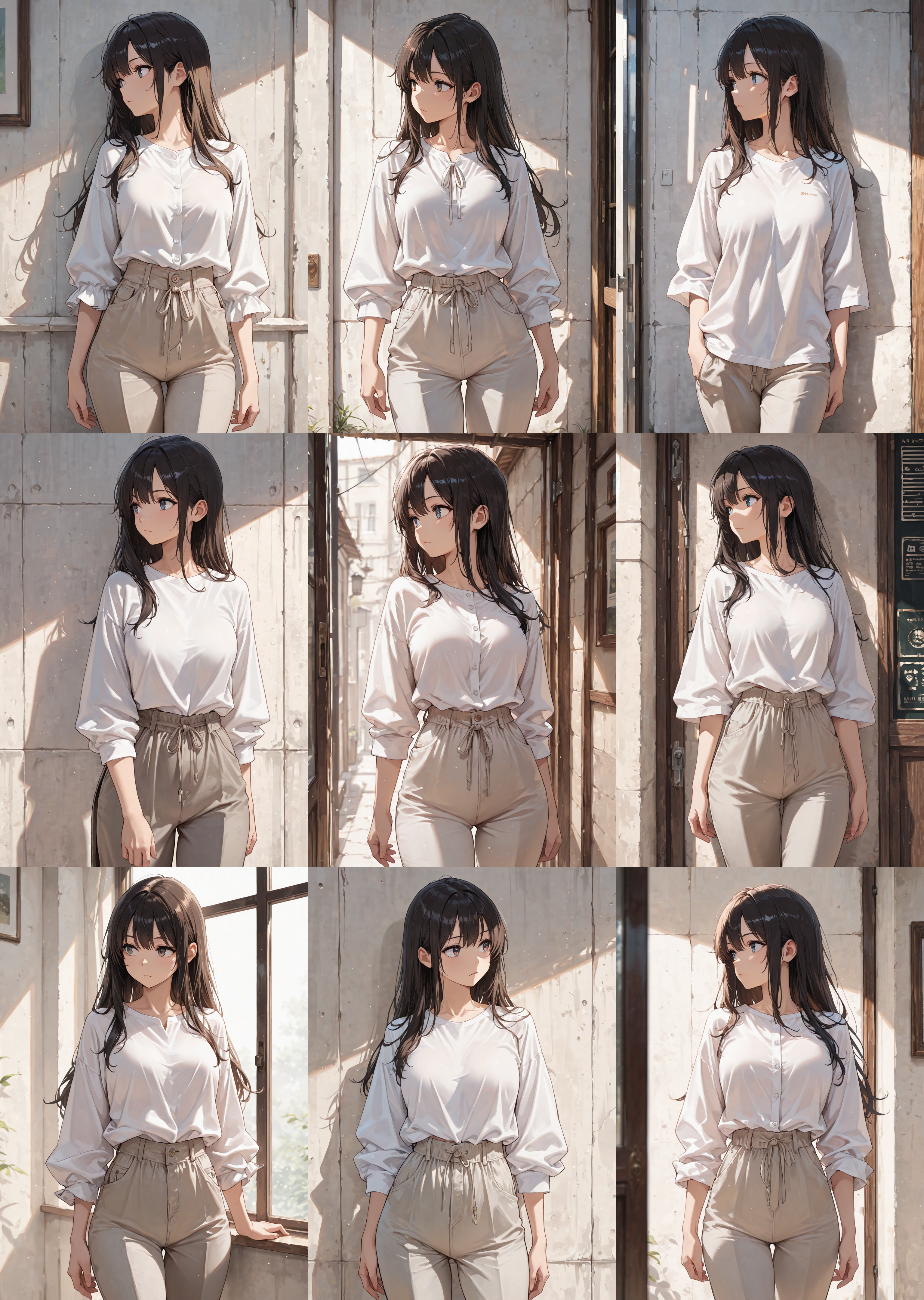 Nova Anime XL v16.0 - 振り向いているポーズを生成するプロンプト:画像7