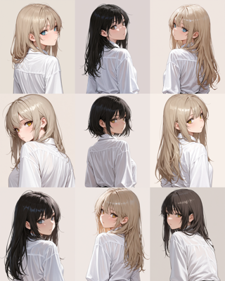 Plant Milk Walnut - 振り向いているポーズを生成するプロンプト:画像4