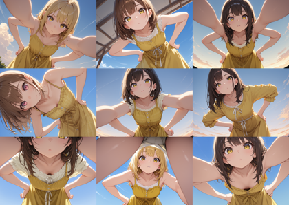 Dvine v5.1 - 上からのぞき込まれているシーンを表現するプロンプト、画像生成結果:画像18
