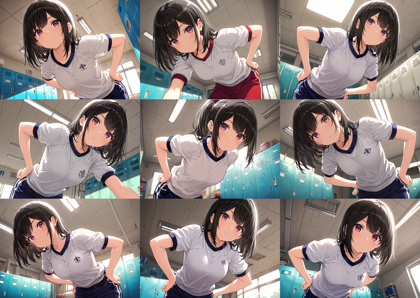 HakushiMix v1.41 - 上からのぞき込まれているシーンを表現するプロンプト、画像生成結果:画像23