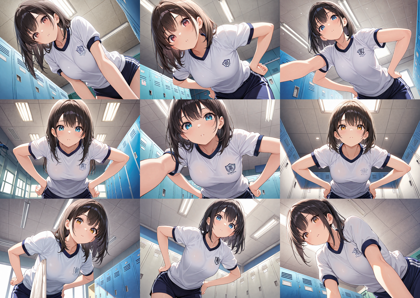 Nova Anime XL v9.0 - 上からのぞき込まれているシーンを表現するプロンプト、画像生成結果:画像21