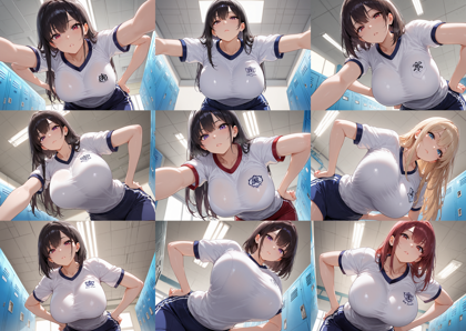 Prefects Illustrious v2.0p - 上からのぞき込まれているシーンを表現するプロンプト、画像生成結果:画像22