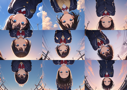 WAI-NSFW Illustrious v14.0 - 上からのぞき込まれているシーンを表現するプロンプト、画像生成結果:画像8