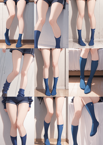 Nova Anime XL v17.0 - 下半身 (腰から下)を表現する構図のプロンプト、画像生成結果:画像2