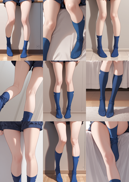 Prefect illustrious XL v7.0 - 下半身 (腰から下)を表現する構図のプロンプト、画像生成結果:画像3