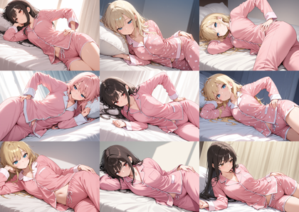 WAI-NSFW-Illustrious v14.0 - 寝そべる、横たわるポーズを表現するプロンプト、画像生成結果:画像8