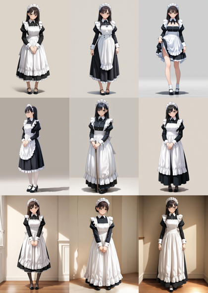 JANKU v7.77 - メイド服を表現するプロンプト、画像生成結果:画像5