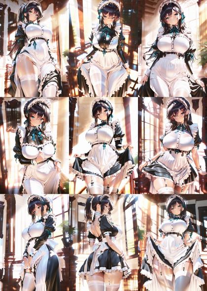 yoiko_style_model 2.5SP - メイド服を表現するプロンプト、画像生成結果:画像12