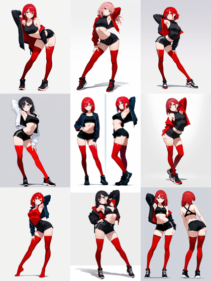 Nova Anime XL v7.0 - モデル立ちポーズのプロンプト・画像生成結果:画像7