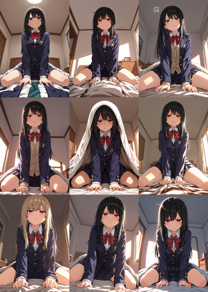 Hakushi Mix v1.41 - 馬乗りになっているシーンを表現するプロンプト、画像生成結果:画像8