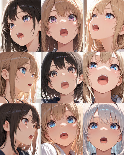 AlcAI - AnimeHaven Awakening - v30 - 開いた口、閉じた口を表現するプロンプト、画像生成結果:画像4