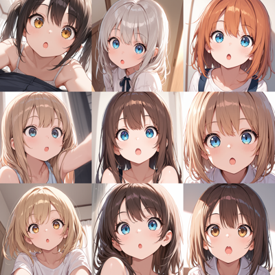 WAI-NSFW-Illustrious v14.0 - 口を縦に開く表情を表現するプロンプトと画像生成結果:画像2
