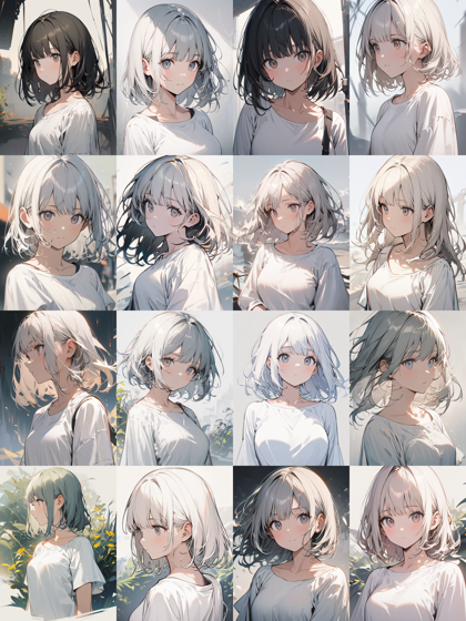 トップス (上半身の服) のネックライン、首周りのデザインのプロンプト:画像3
