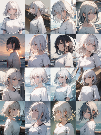 トップス (上半身の服) のネックライン、首周りのデザインのプロンプト:画像2