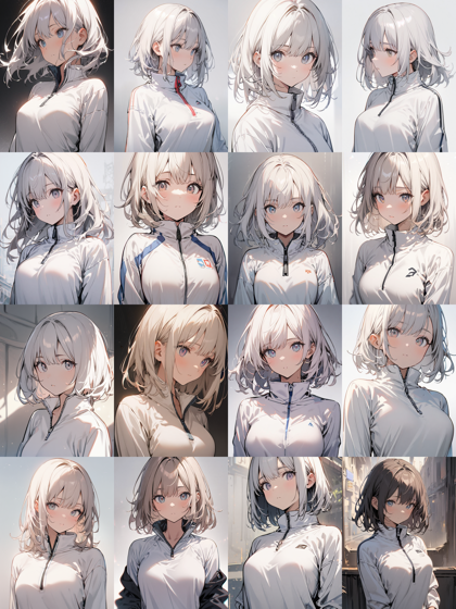 トップス (上半身の服) のネックライン、首周りのデザインのプロンプト:画像4