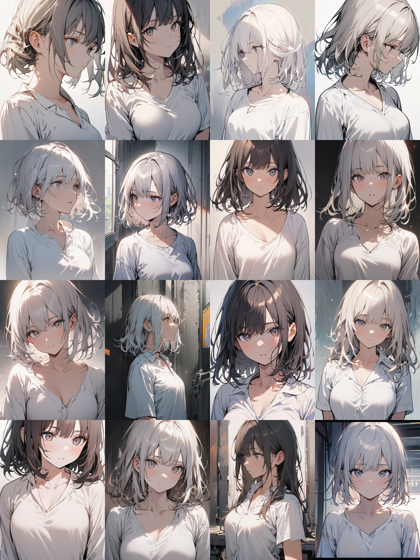 トップス (上半身の服) のネックライン、首周りのデザインのプロンプト:画像21