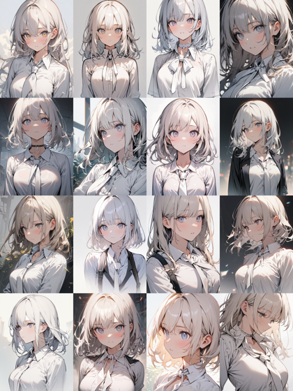 トップス (上半身の服) のネックライン、首周りのデザインのプロンプト:画像37