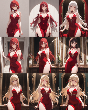 Prefect Illustrious v3 - 首で上着を留める衣装、チョーカーで上着を留める衣装を表現するプロンプト、画像生成結果:画像5