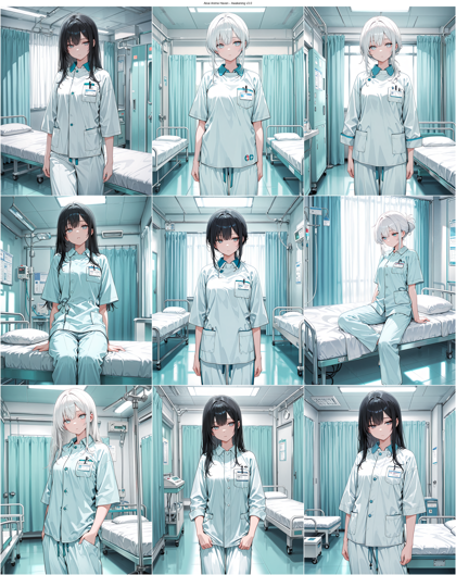Alcai Anime Haven - Awakening v3.0 - ナース服、看護師のキャラクターを表現するプロンプト、画像生成結果:画像17