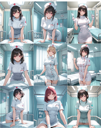 Unholy Desire Mix - Sinister Aesthetic v8.0 - ナース服、看護師のキャラクターを表現するプロンプト、画像生成結果:画像6