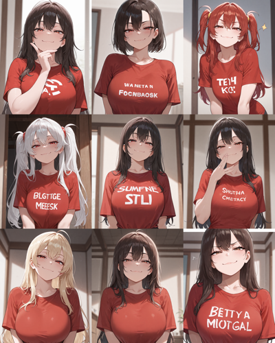 Prefect Illustrious v1.5 - ωの形をした口、猫口を表現するプロンプト:画像11